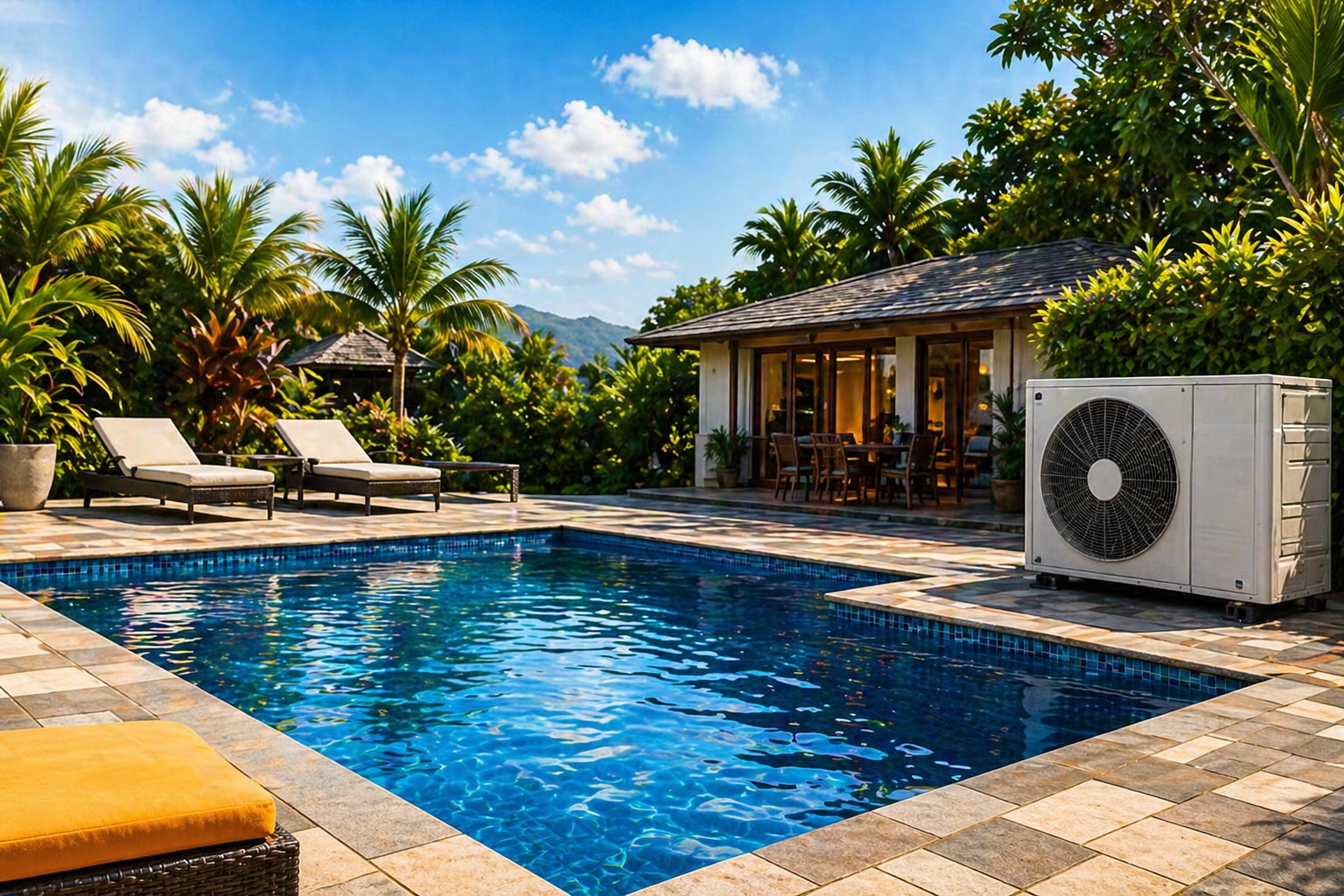 Aquecimento de piscina